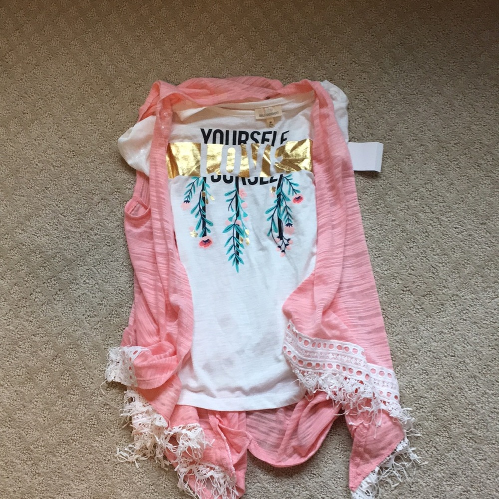 Self esteem two piece shirt M